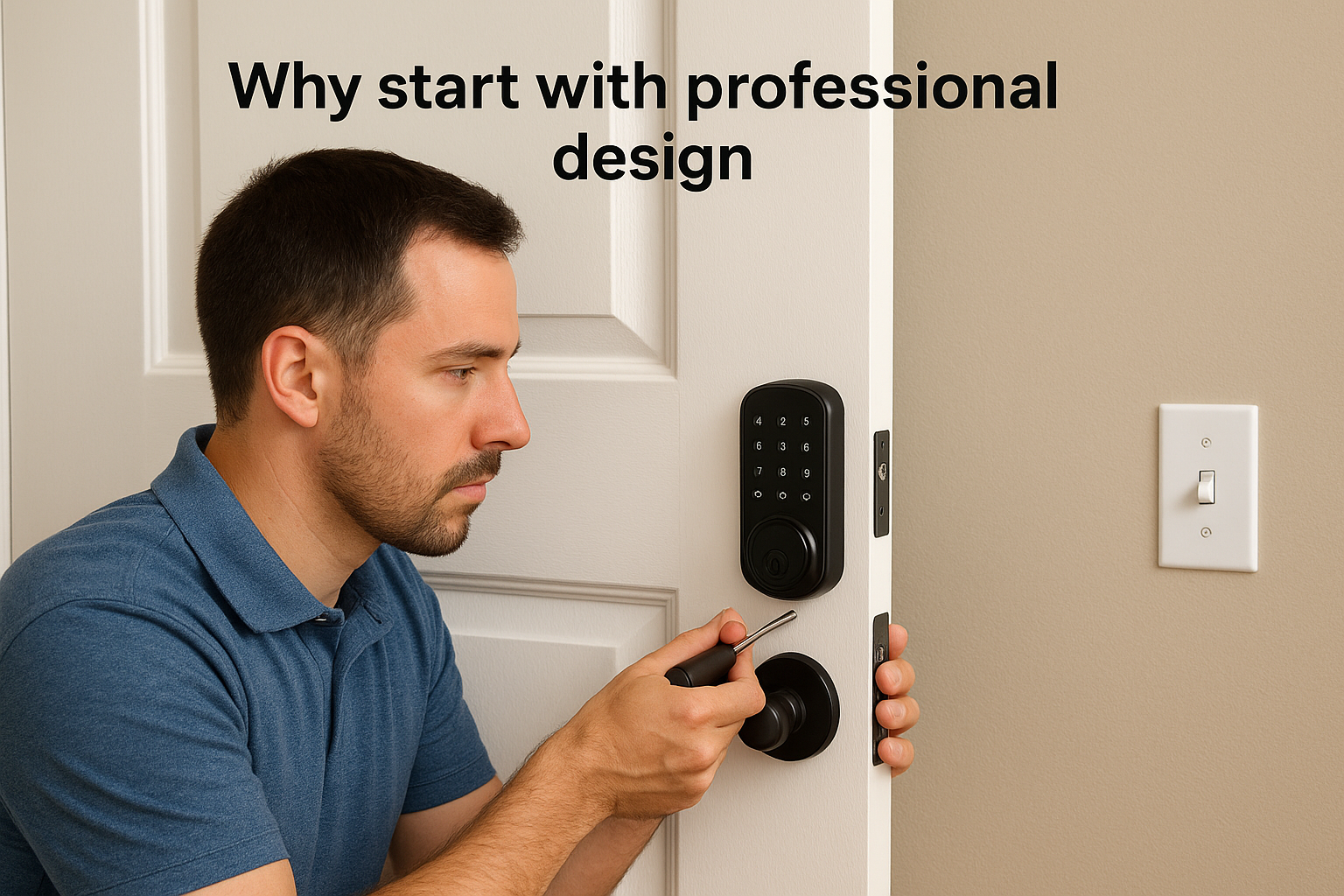 Why start with professional design
